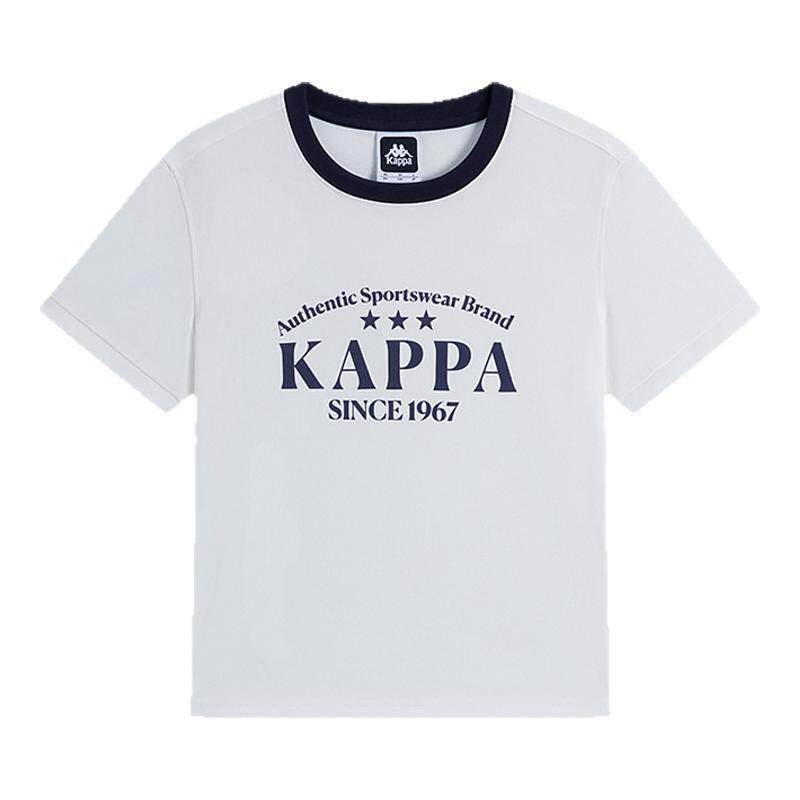 Kappa卡帕简约百搭短袖T恤