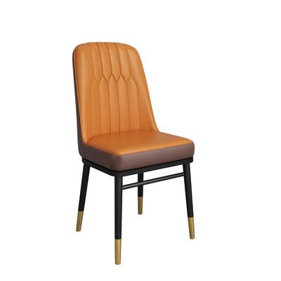 三门家用软包铁艺餐椅