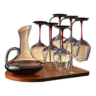 轻奢高档大号勃艮第红酒杯套装家用水晶玻璃葡萄酒杯高脚杯子酒具