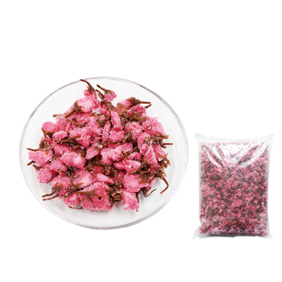 可食用糖渍樱花买2送1盐渍樱花日本盐浸腌渍茶八重樱长柄泡水樱花