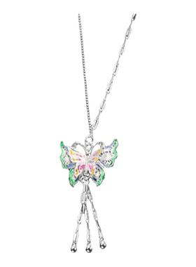 坠链均足银项链珐琅纯银项链