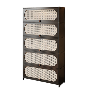 书架落地置物架儿童学生家用书柜带柜门一体整墙客厅杂志柜储物柜