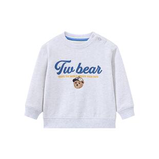 TeenieWeenie Kids小熊童装时尚舒适秋男女童宝贴布卫衣长裤半裙