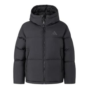 Adidas阿迪达斯女服冬季新款运动休闲连帽保暖羽绒服JV6192