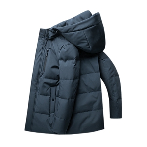 雪中飞冬新款都市商务休闲舒适百搭中老年爸爸款羽绒服