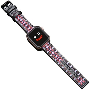 索柯适用apple watch10苹果手表表带iwatch ultra6/7/8/9代se尼龙s6创意46/45/44mm男女iphone series潮腕带