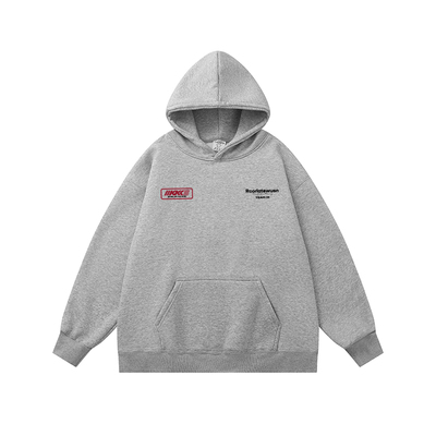 秋冬重磅加绒加厚连帽卫衣男款