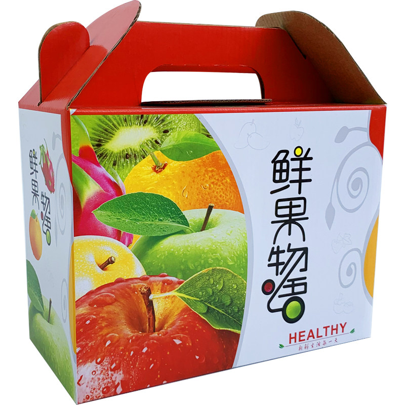 通用水果包装箱5斤装手提礼品盒