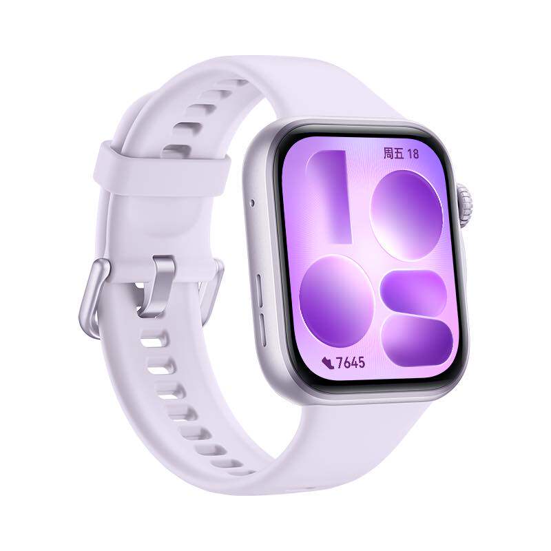 【国家补贴】HUAWEI WATCH FIT 5 超轻薄大屏 腕上微运动 强劲续航 光织银 风信紫 FIT 4升级
