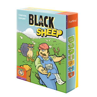 foxmind桌游黑羊驱逐令逐客数学加减法游戏儿童益智玩具亲子互动