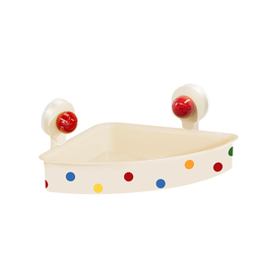 多巴胺吸盘转角置物架卫生间浴室厕所洗漱台免打孔墙上三角收纳架