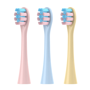 适配combo儿童电动牙刷头宝宝替换软毛小章鱼c02彩绘魔术小耳朵