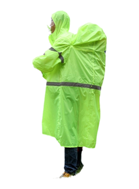 蓝色领域登山超轻背包男女款雨衣