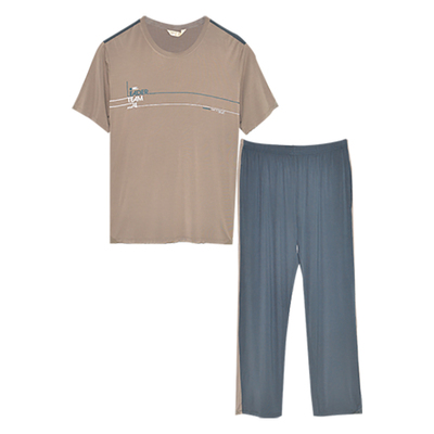 绮瑞男士莫代尔睡衣套装