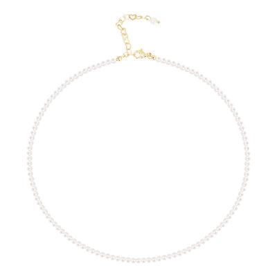 JXRX小米珠珍珠项链女款2025新款爆款叠戴锁骨链颈链素链日常百搭