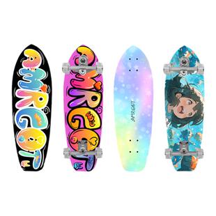 【星辰来啦同款】AMRGOT儿童陆地冲浪板滑板初学者路冲板6-12岁