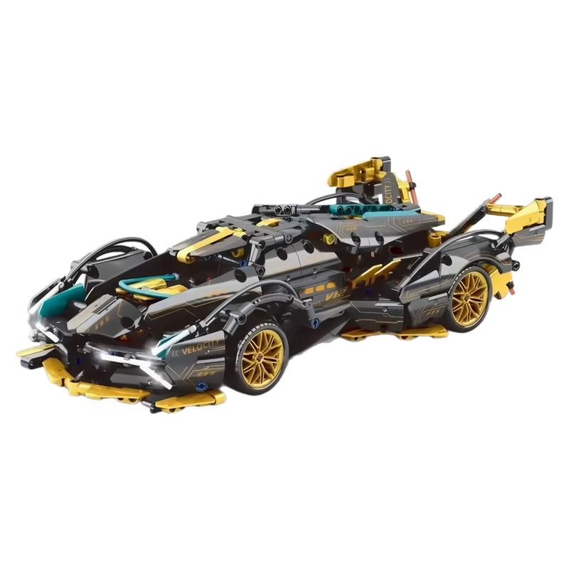 2026新款兰博基尼概念V12GT积木遥控跑车适用乐高拼装玩具礼物
