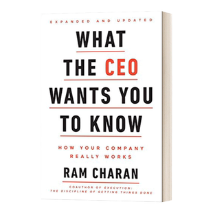 What the CEO Wants You To Know CEO说:人人都应该像企业家一样思考 新版 英文原版