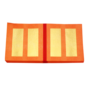 潮汕节日钱纸 真锡箔印刷钱财纸节 揭阳纯手工长连红纸条连板大金