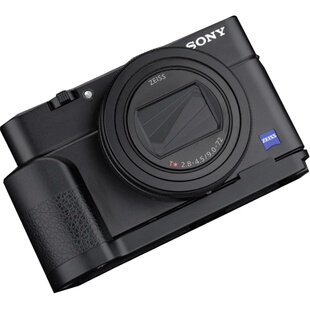 JJC 适用索尼RX100M7相机金属手柄RX100VII黑卡七 M6/5/4 ZV-1 L型竖拍板底座A兔笼配件手持稳定器防滑保护