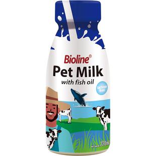 Bioline宠物奶0乳糖狗狗专用鲜乳牛奶猫咪幼犬奶猫鱼油喝的奶美毛