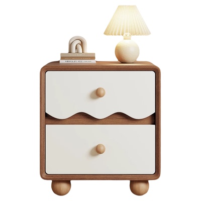 【奶油风床头柜】手工钉皮不打胶