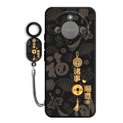 平安喜乐适用荣耀X9d手机壳HONOR X9d 5G保护套MTN一NX1液态MTNNX1-NX1叉九硅胶honorx9d5g防摔华为ⅹ9d外壳