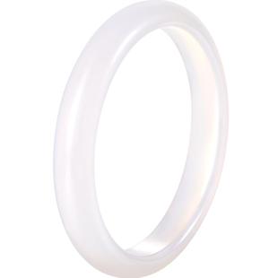 梦金园白月光荔枝冻玉髓手镯女天然正品平安镯镯子送女友生日礼物