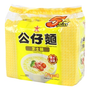 香港进口食品 doll芝士味公仔面宿舍速食夜宵油炸方便面泡面5小包