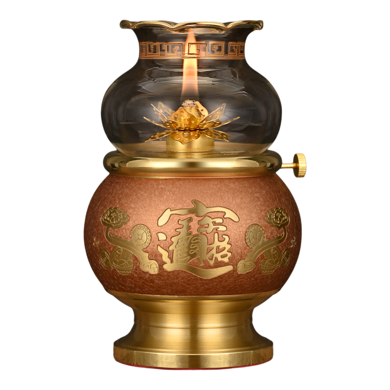 新款纯铜酥油灯灯家用佛灯铜供灯