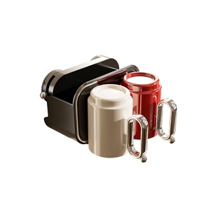 吸盘牙刷漱口杯置物架壁挂式免打孔一家四口刷牙杯架子牙膏牙刷架