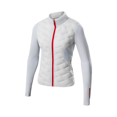 PlayTop鹅绒保暖滑雪高尔夫内胆女修身徒步轻薄排骨羽绒服中间层