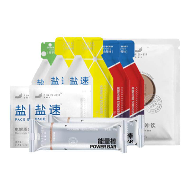 【马拉松补给】飞耐仕盐速能量胶马拉松跑步咖啡高渗能量补充续航
