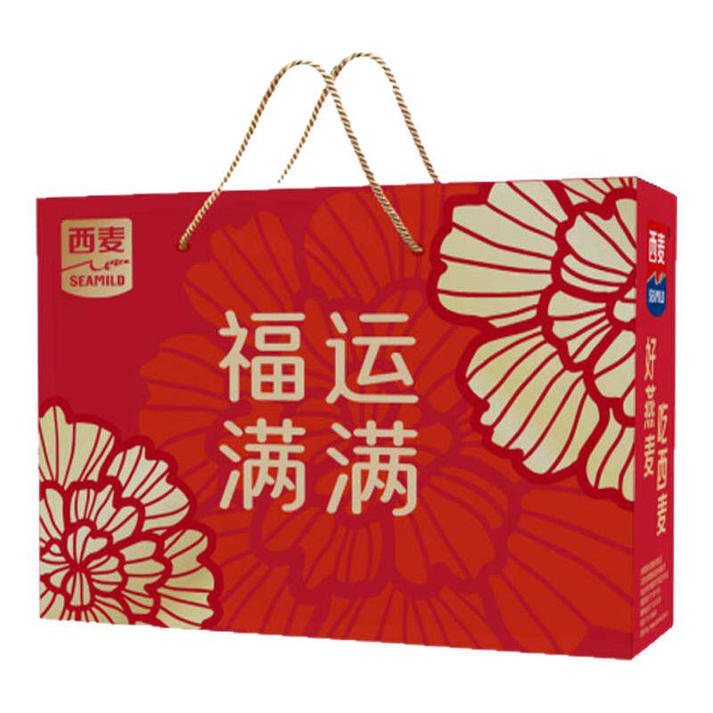 西麦燕麦片礼盒过年货送礼送