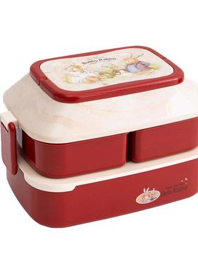 可爱日式饭盒可微波炉上班族分格野餐盒儿童小学生专用水果便当盒