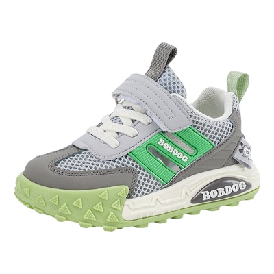 巴布豆男童镂空透气运动鞋