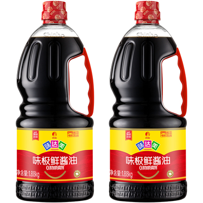 味达美味极鲜酱油1.88KG*2瓶