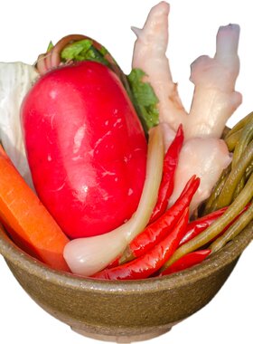 正宗四川新鲜泡菜红心酸萝卜什锦