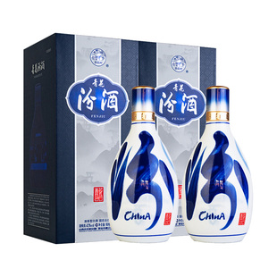 汾酒山西杏花村汾酒42度青花20汾酒500ml*2 清香型国产白酒青花
