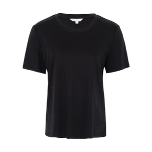 【液氨棉】JESSIE正肩短袖t恤女士夏季打底衫25新款百搭修身上衣