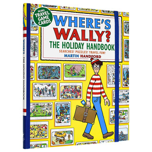 【现货】 Where’s Wally? The Holiday Handbook，【沃利在哪里】假日手册 儿童趣味故事绘本 英文原版正版 Martin Handford