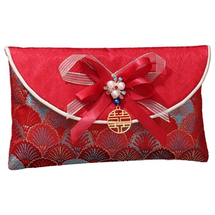 红包结婚专用红包袋2025新款父母改口费敬茶婚礼订婚高级缎面万元