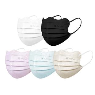 【100支】驼人季铵盐蝶型成人儿童莫兰迪黑白色高颜值一次性口罩