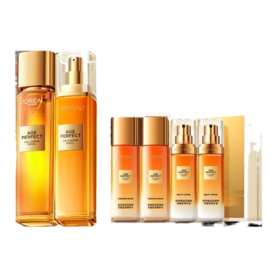 欧莱雅小蜜罐花蜜胶原水乳套装