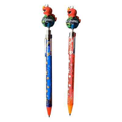 新款日本环球elmo圆珠笔活动铅笔