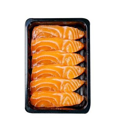 掬芥冰岛三文鱼刺身冰鲜生鱼片现切即食中段鱼腩海鱼日料