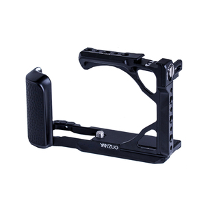 颜左适用富士XM5相机兔笼三脚架稳定器金属拓展保护框富士xm5手柄快装板相机保护壳模块化设计