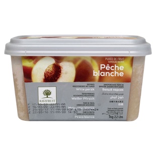 乐果纷白桃果泥1kg 果泥果溶涂抹吐司面包酱蛋糕早餐奶茶店专用