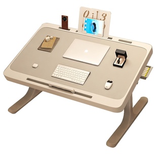 喵同学宿舍飘窗床上小桌子可折叠阅读书桌学生床用桌子电脑桌家用笔记本支架办公桌学生小桌板学习懒人床上桌