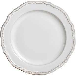 肆月白色鱼盘高级感家用蒸鱼盘子椭圆形盘餐盘大号耐高温餐具菜盘